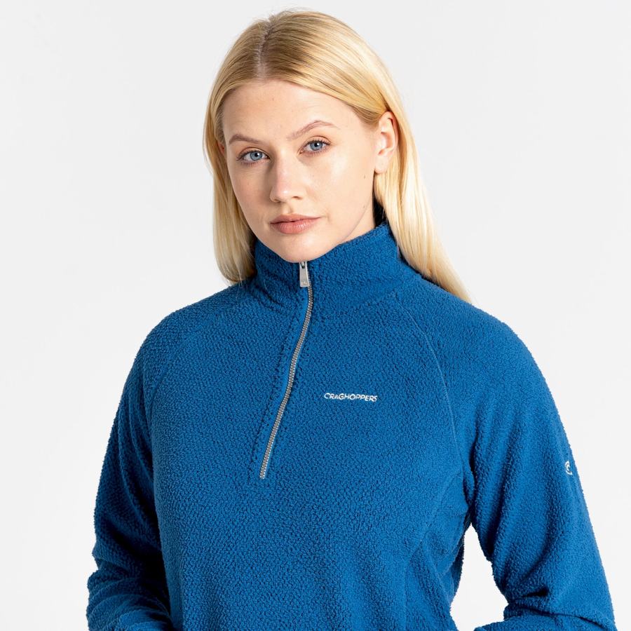 Jerséis Craghoppers Lilian Half Zip Mujer Azules | SYE1344DT