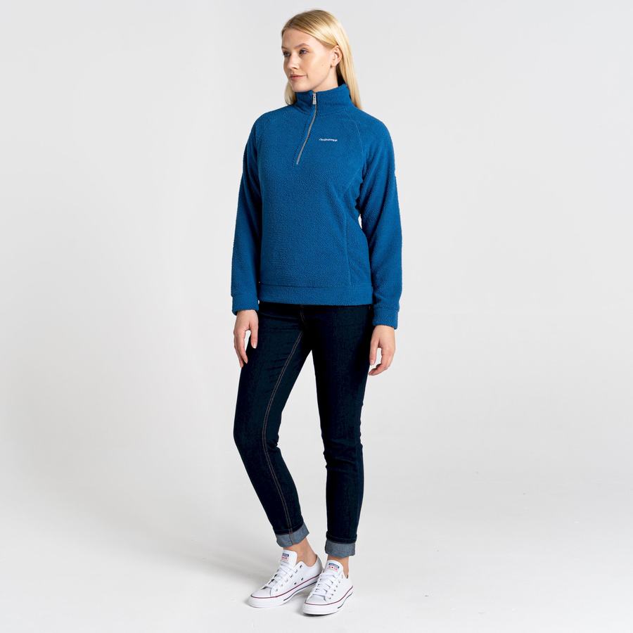 Jerséis Craghoppers Lilian Half Zip Mujer Azules | SYE1344DT