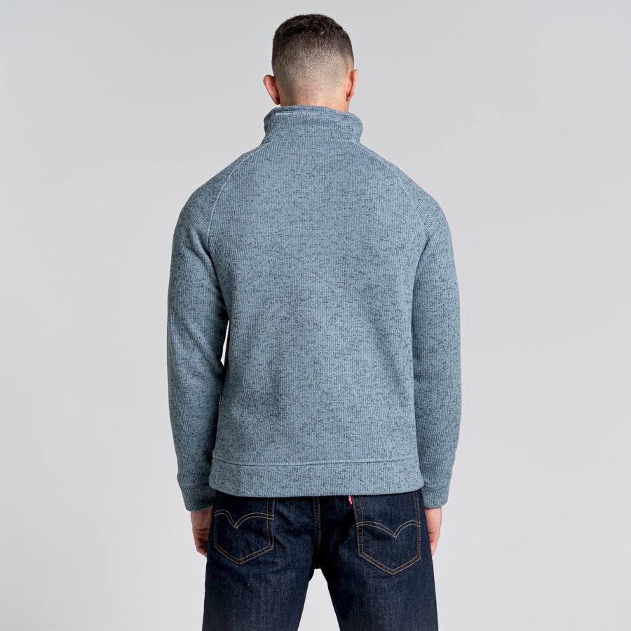 Jerséis Craghoppers Logan Half Zip Hombre Azules | NFO5371XK