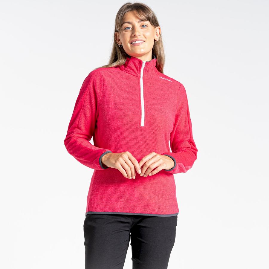 Jerséis Craghoppers Minerva Half Zip Mujer Morados Flores | PYI9926TD