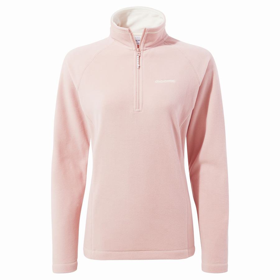 Jerséis Craghoppers Miska Half Zip Mujer Rosas | QPN4173DA