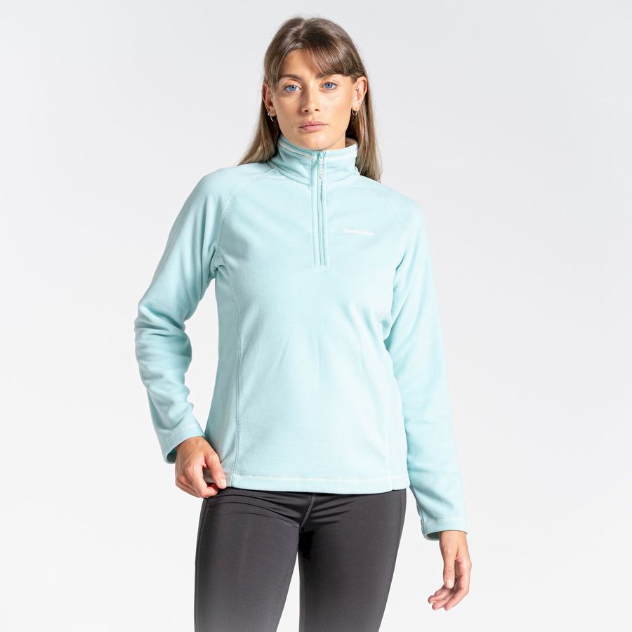 Jerséis Craghoppers Miska Half Zip Mujer Verdes | QRZ7253MD