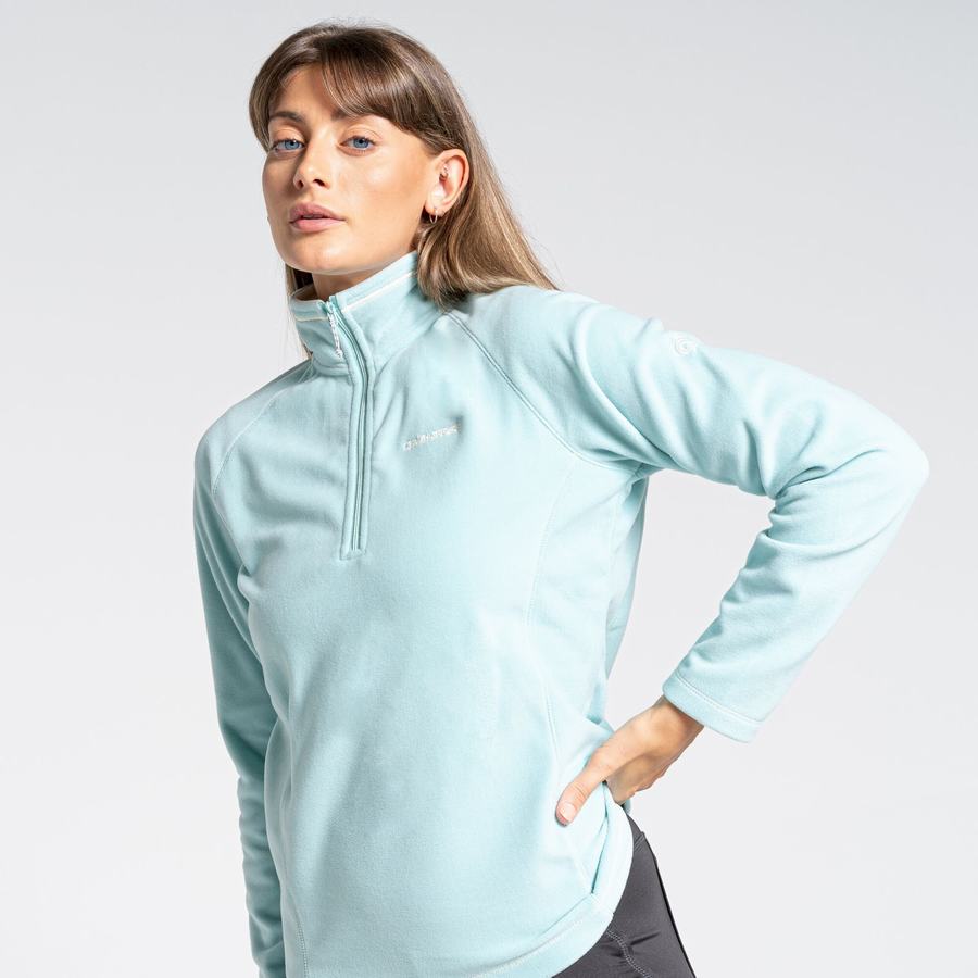 Jerséis Craghoppers Miska Half Zip Mujer Verdes | QRZ7253MD