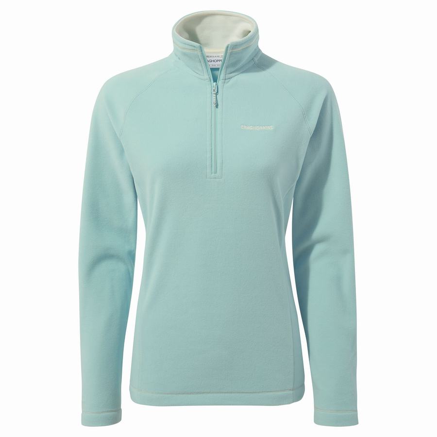 Jerséis Craghoppers Miska Half Zip Mujer Verdes | QRZ7253MD