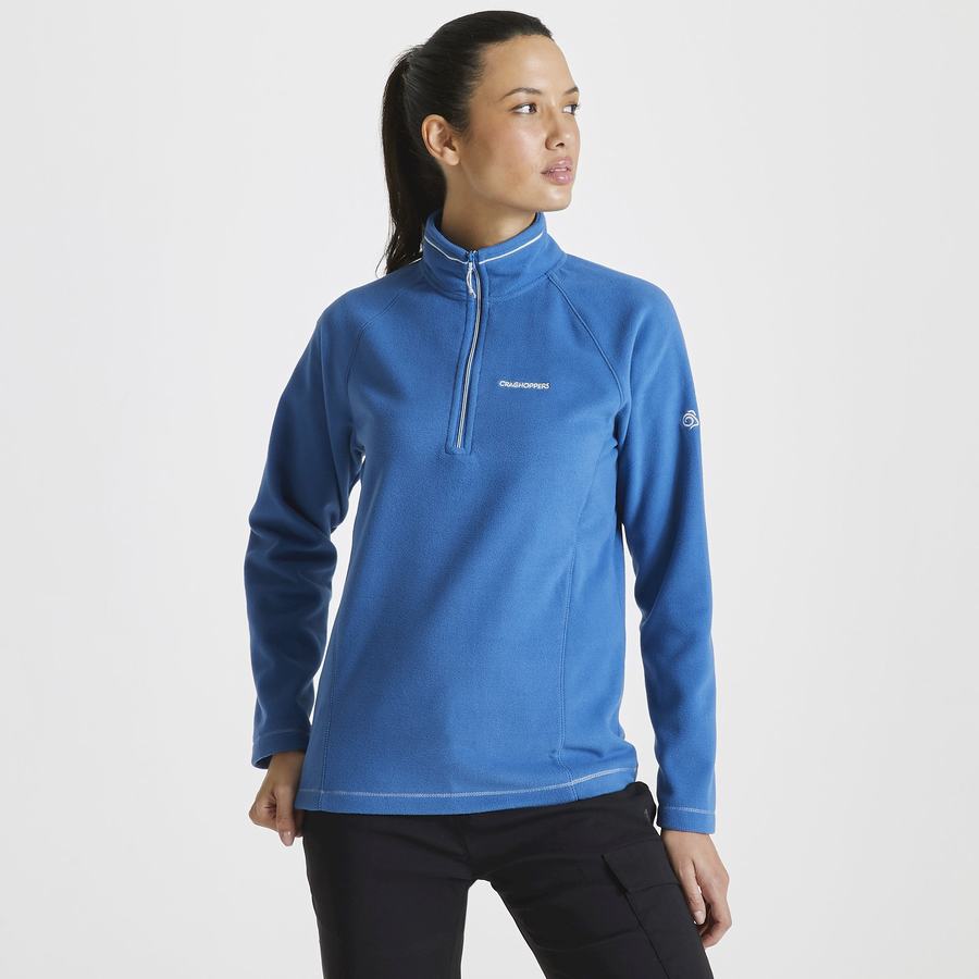 Jerséis Craghoppers Miska Half Zip Mujer Azules | ZHS8816AA