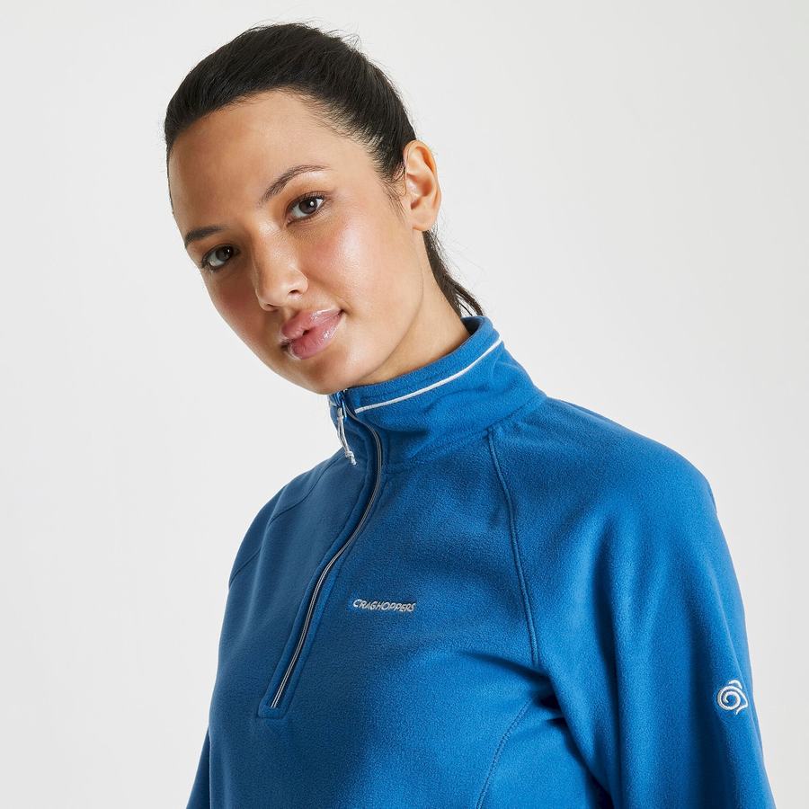 Jerséis Craghoppers Miska Half Zip Mujer Azules | ZHS8816AA