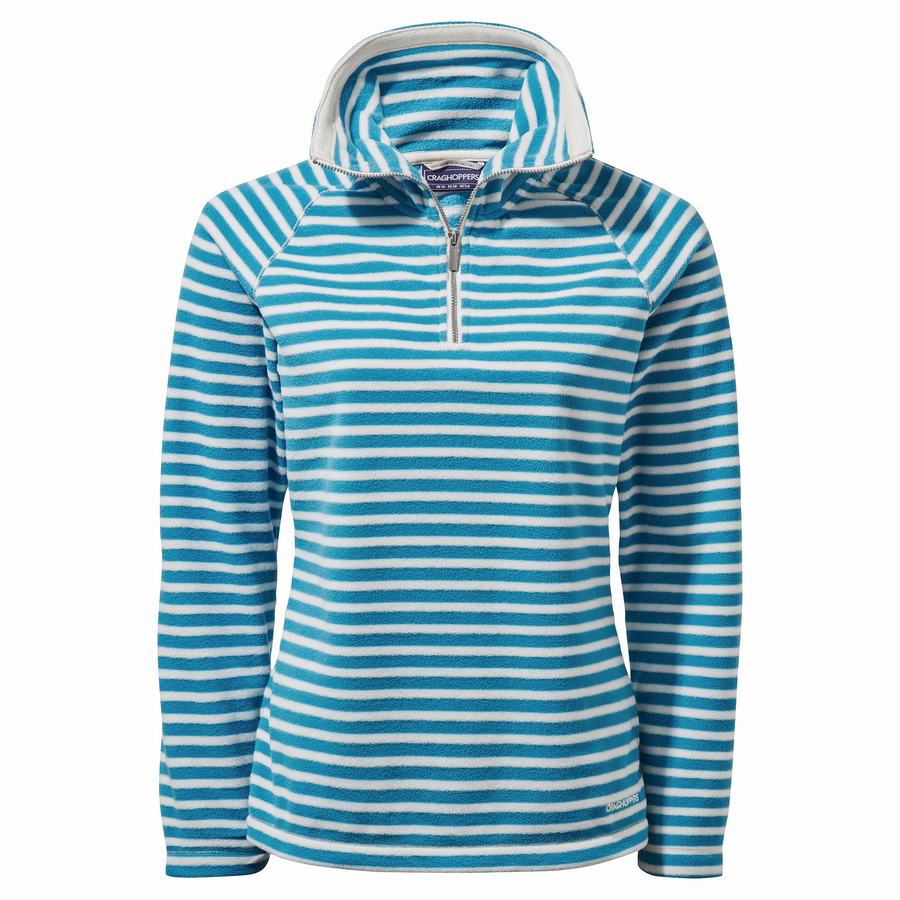 Jerséis Craghoppers Natalia Half Zip Mujer Azul Marino Azules | JME6873JJ