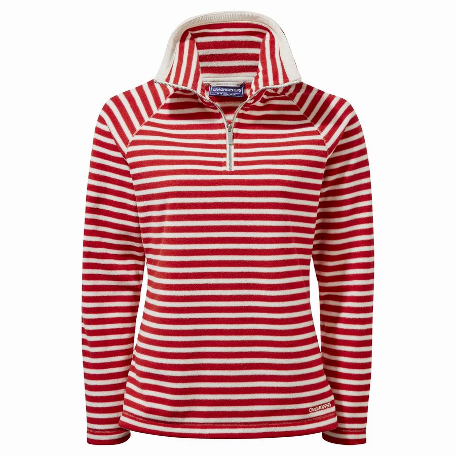 Jerséis Craghoppers Natalia Half Zip Mujer Rojos | MJW834GN