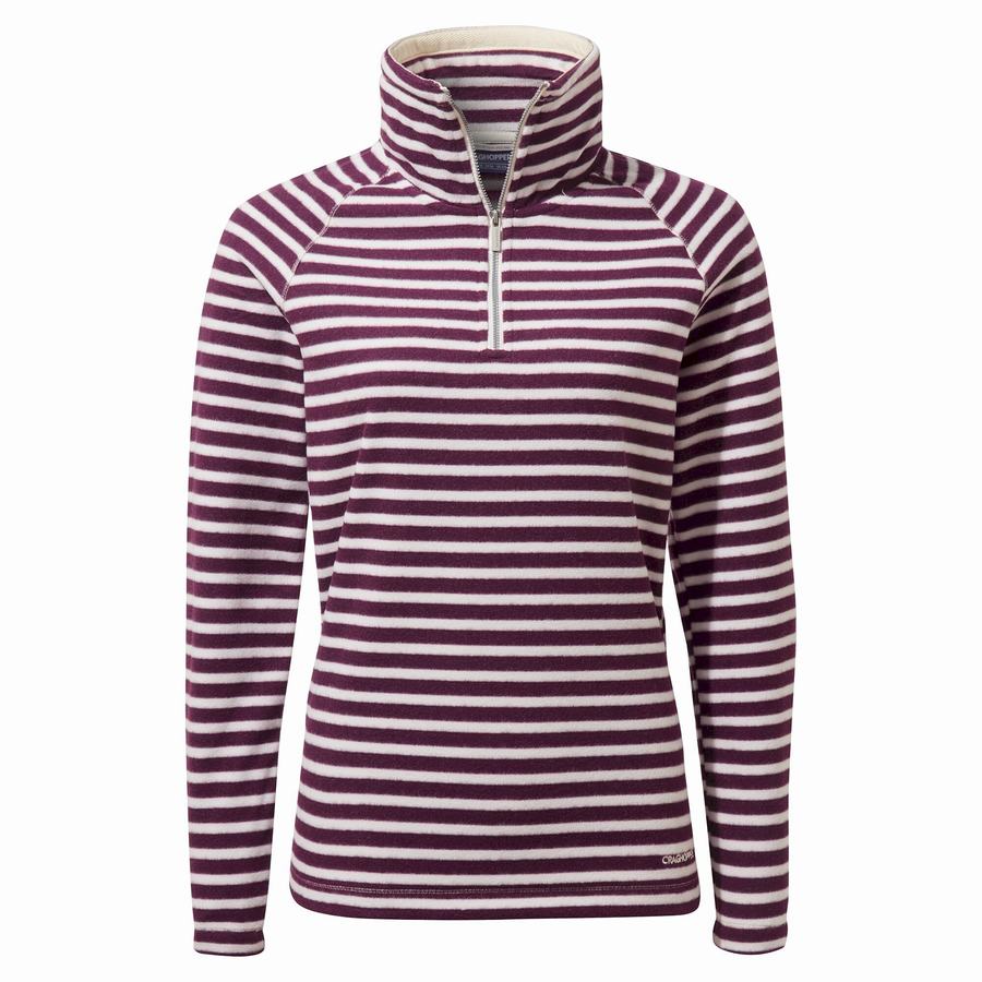 Jerséis Craghoppers Natalia Half Zip Mujer Morados | RDY10040FQ