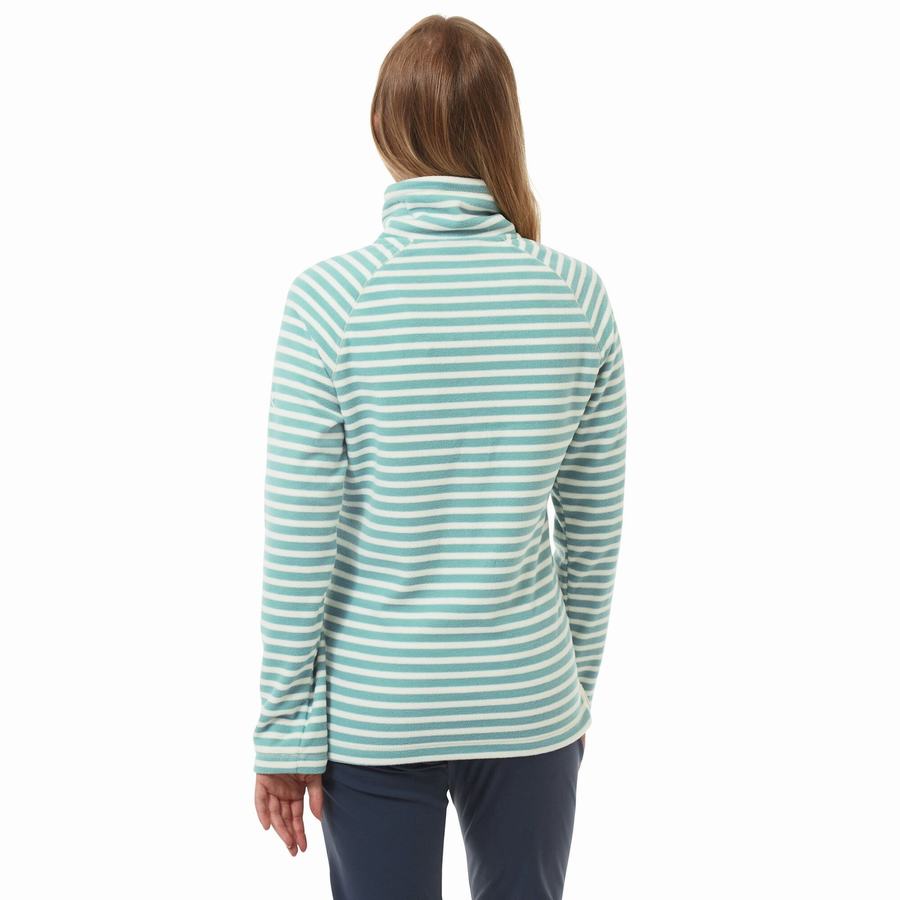 Jerséis Craghoppers Natalia Half Zip Mujer Stripes | TUX6491NU