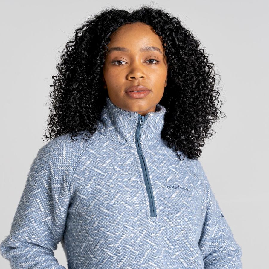 Jerséis Craghoppers Talladale Half Zip Mujer Azules | WGF2073PI