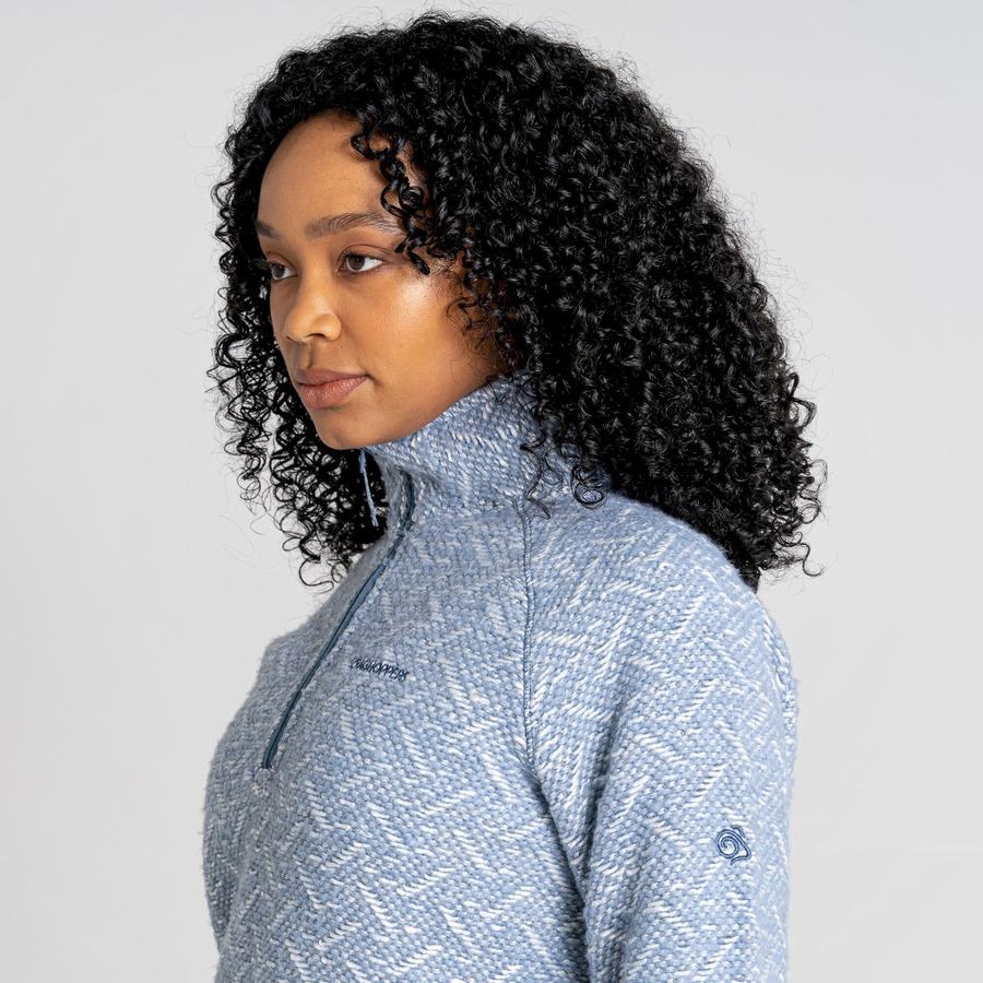 Jerséis Craghoppers Talladale Half Zip Mujer Azules | WGF2073PI