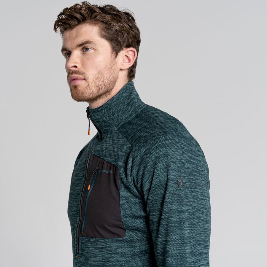 Jerséis Craghoppers Tarbert Half Zip Hombre Verdes | NJP8347AV