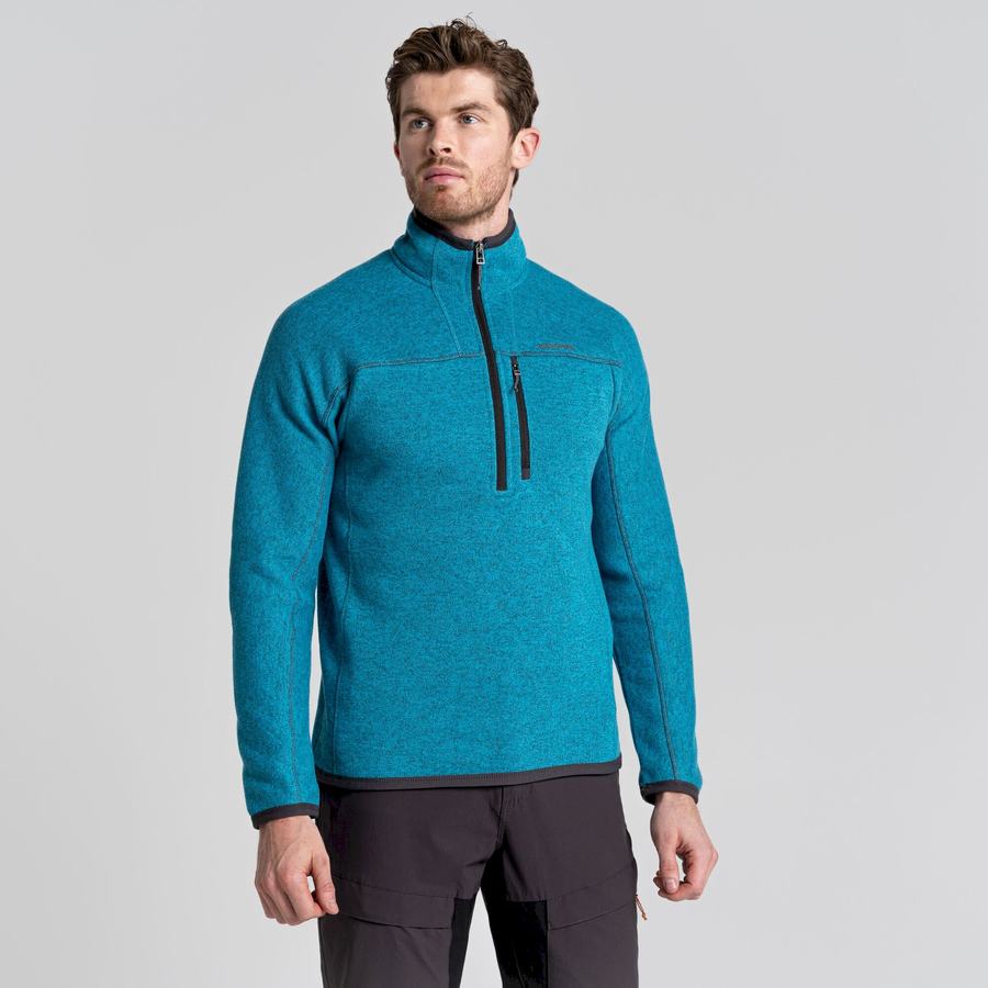 Jerséis Craghoppers Torney Half Zip Hombre Azules | IXH303JD