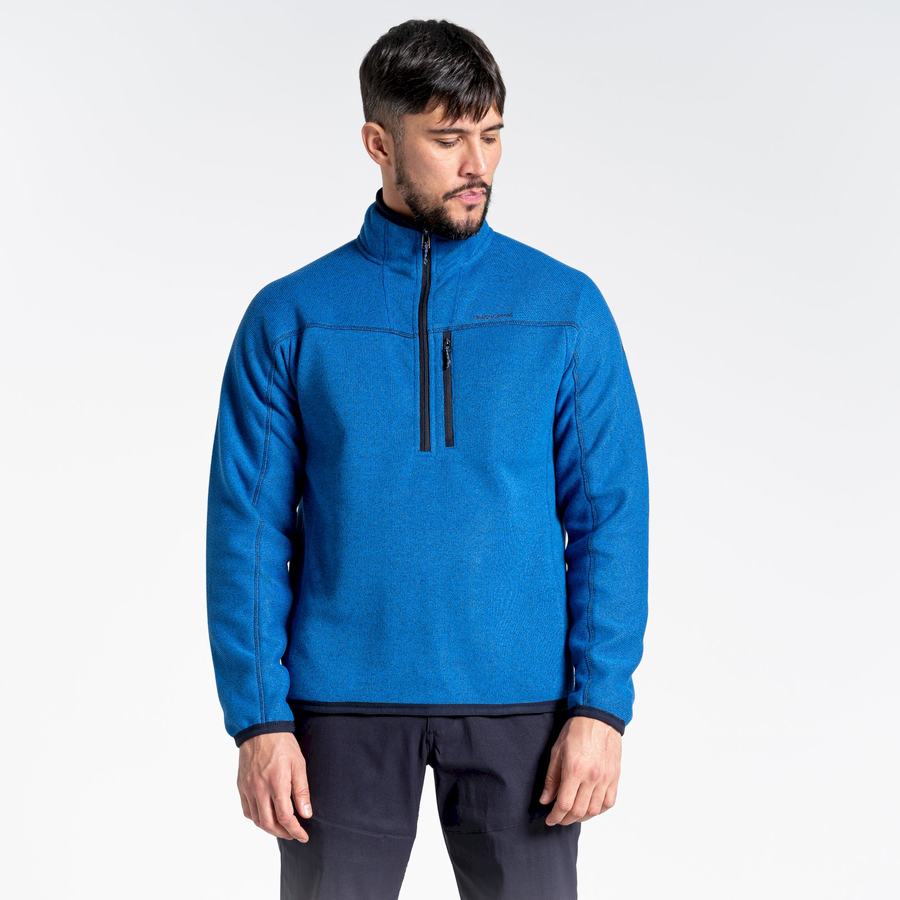 Jerséis Craghoppers Torney Half Zip Hombre Azules | SOV9123BX