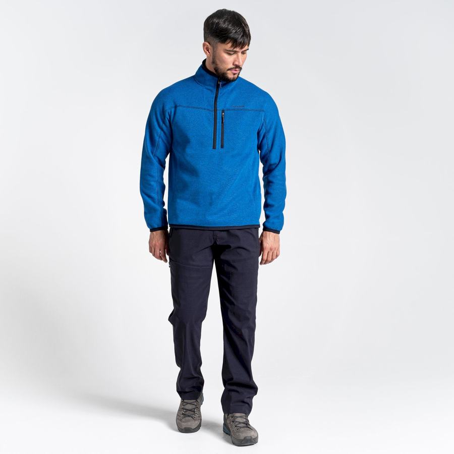 Jerséis Craghoppers Torney Half Zip Hombre Azules | SOV9123BX