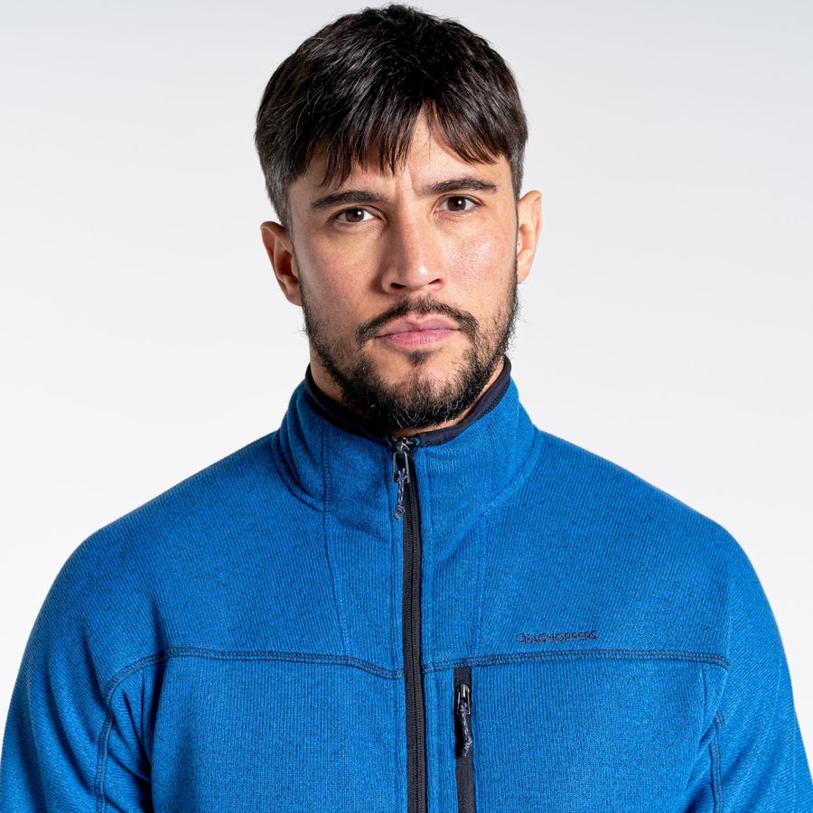 Jerséis Craghoppers Torney Half Zip Hombre Azules | SOV9123BX