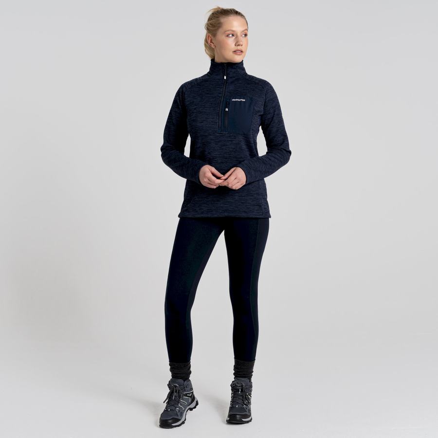 Jerséis Craghoppers Trina Half Zip Mujer Azules Azul Marino | IKC2565BQ