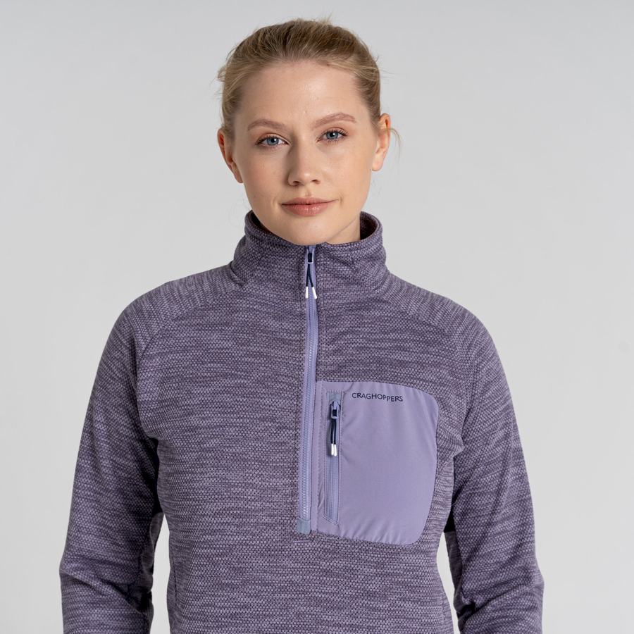 Jerséis Craghoppers Trina Half Zip Mujer Morados | LMT3556YA