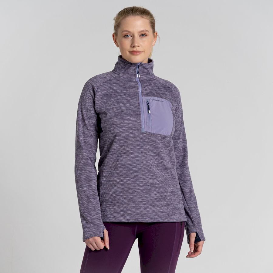 Jerséis Craghoppers Trina Half Zip Mujer Morados | LMT3556YA