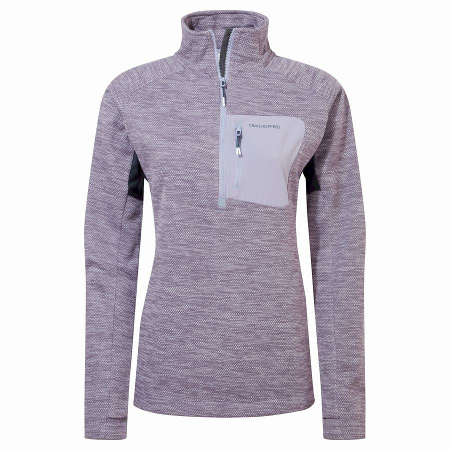 Jerséis Craghoppers Trina Half Zip Mujer Morados | LMT3556YA