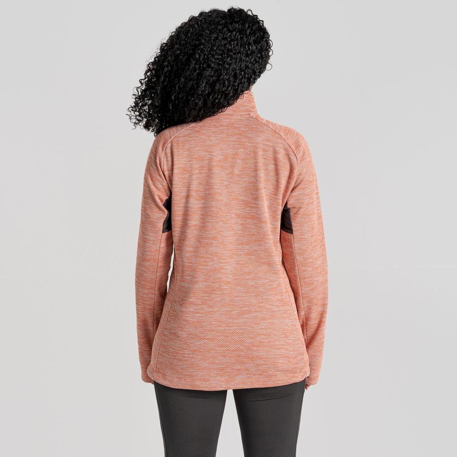 Jerséis Craghoppers Trina Half Zip Mujer Coral | SEX7969AK