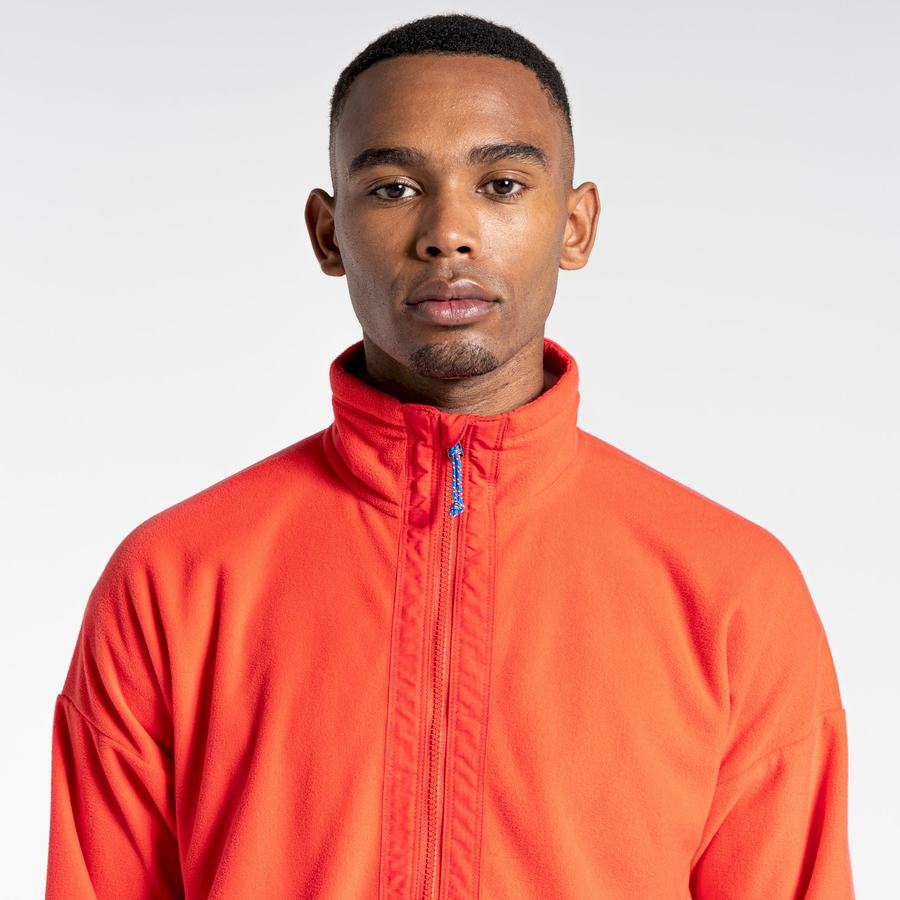 Jerséis Craghoppers Welwood Half Zip Hombre Naranjas Rojos Azules | TGO2223SS