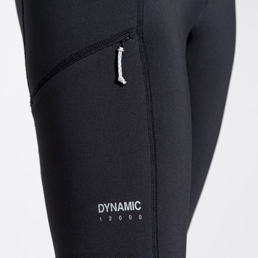 Leggins Craghoppers Dynamic Cropped Mujer Negros | EDO3088VA