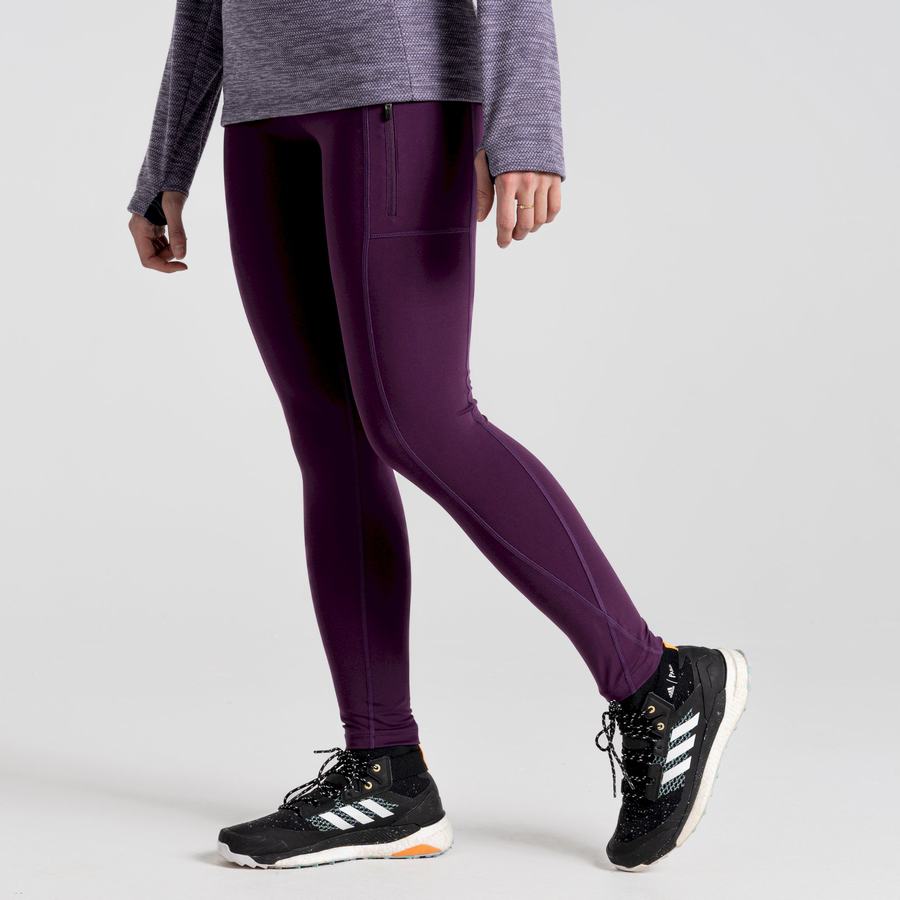 Leggins Craghoppers Kiwi Pro Mujer Morados | PPK4772PF