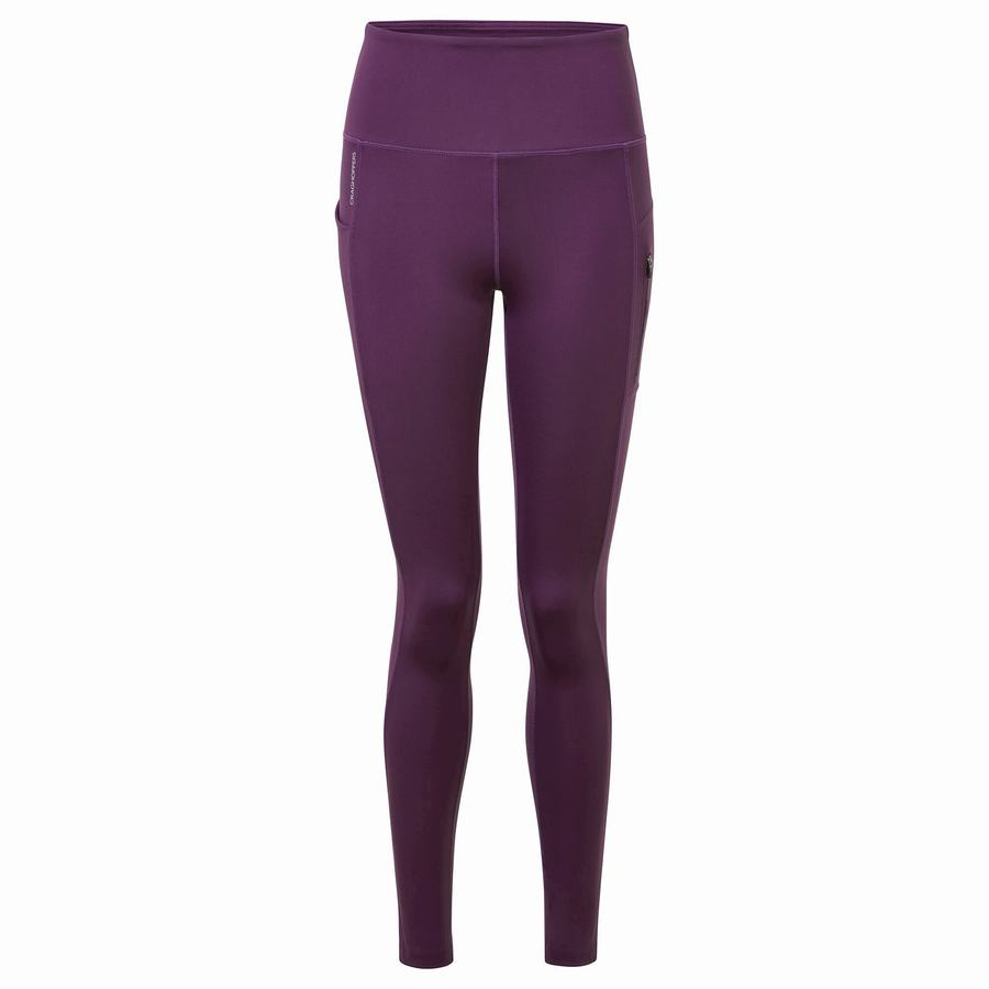 Leggins Craghoppers Kiwi Pro Mujer Morados | PPK4772PF