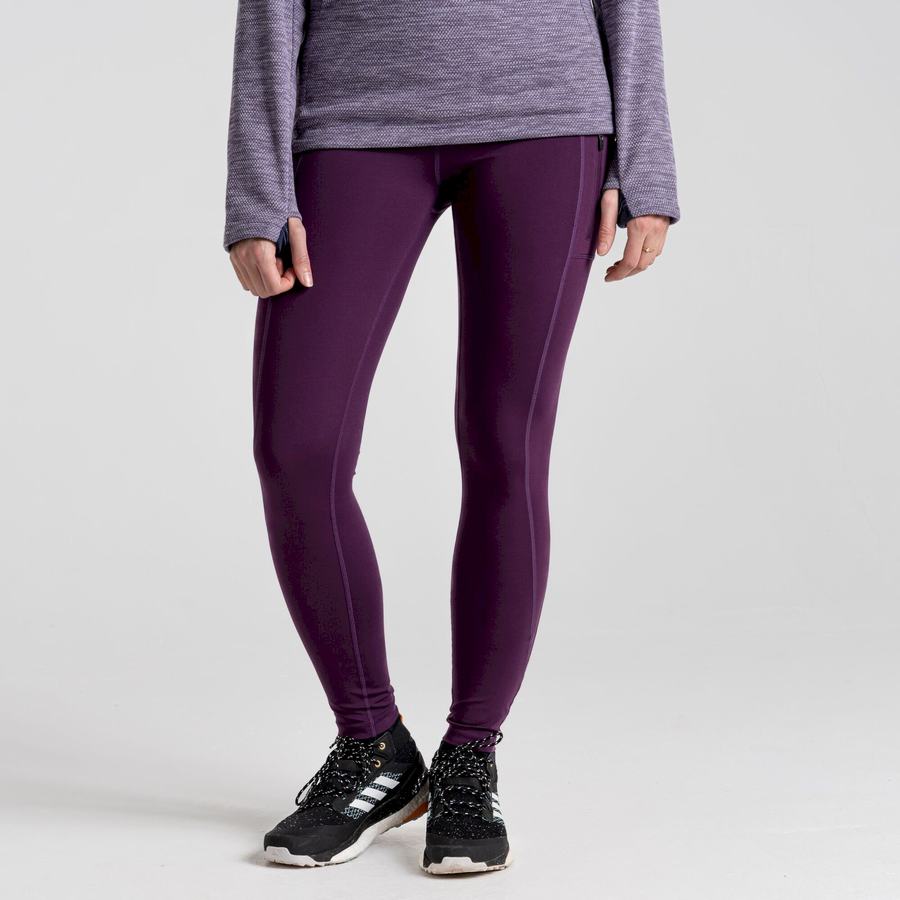 Leggins Craghoppers Kiwi Pro Mujer Morados | PPK4772PF