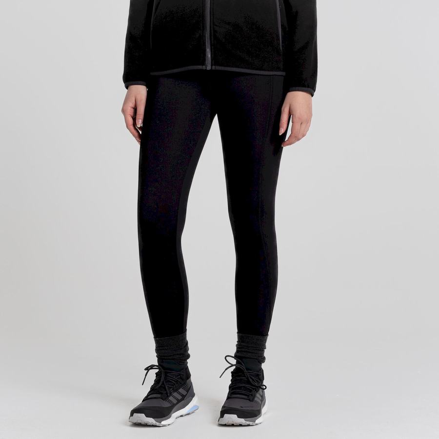 Leggins Craghoppers Kiwi Thermal Mujer Negros | HVT925BE