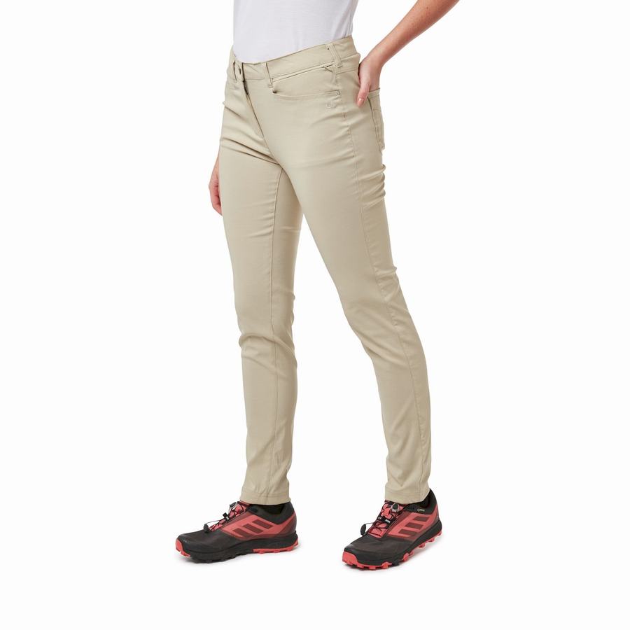 Pantalones Craghoppers Adventure Mujer Marrom | JOF3753PM