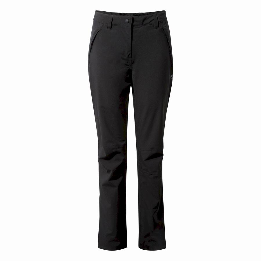 Pantalones Craghoppers Airedale II Impermeables Mujer Negros | HFZ9588IE