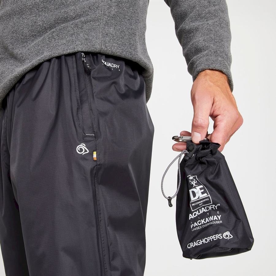 Pantalones Craghoppers Ascent Over Hombre Negros | XGQ8180TF