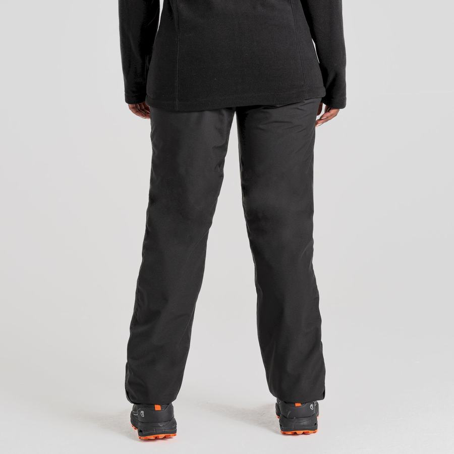 Pantalones Craghoppers Aysgarth II Thermo Impermeables Mujer Negros | JVZ9663WP