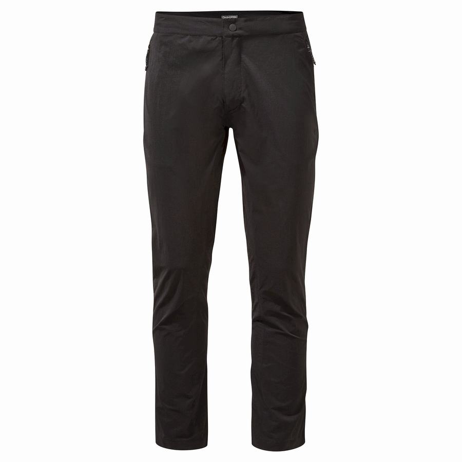 Pantalones Craghoppers Dynamic Pro Hombre Negros | ELU8971QS