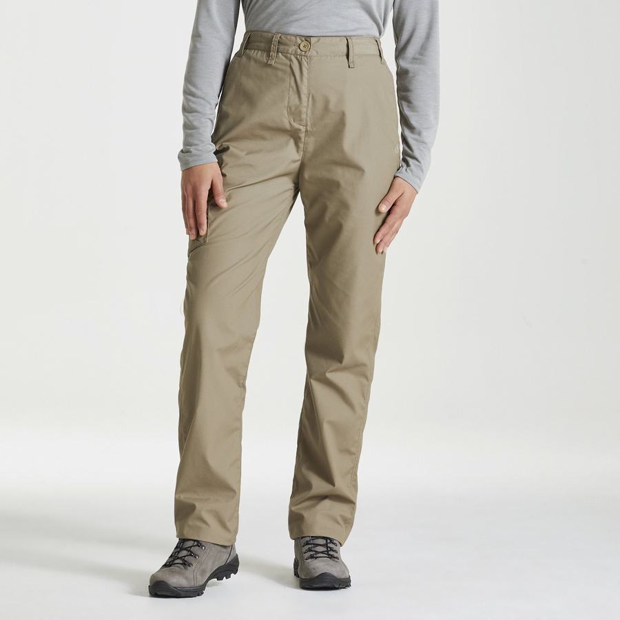 Pantalones Craghoppers Expert Kiwi Mujer Kaki | HUC4945CX