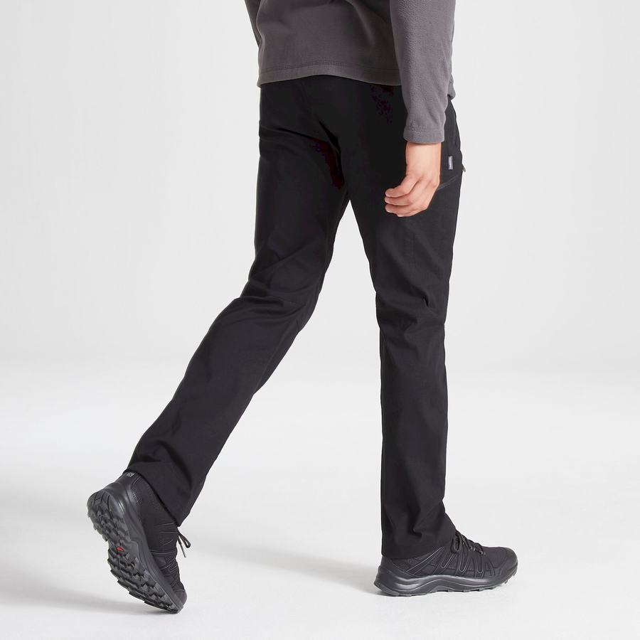 Pantalones Craghoppers Expert Kiwi Pro Stretch Hombre Negros | GGW7548GB