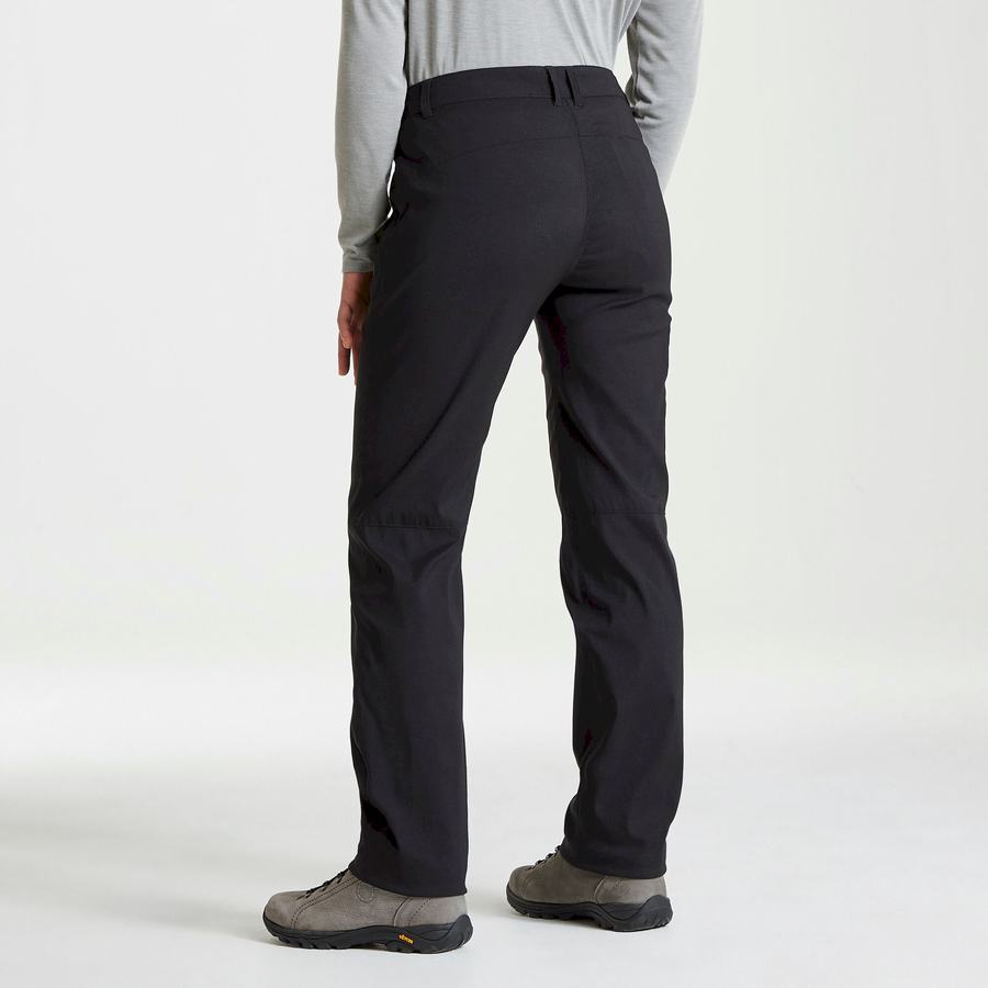 Pantalones Craghoppers Expert Kiwi Pro Stretch Mujer Negros | RBL7324VF