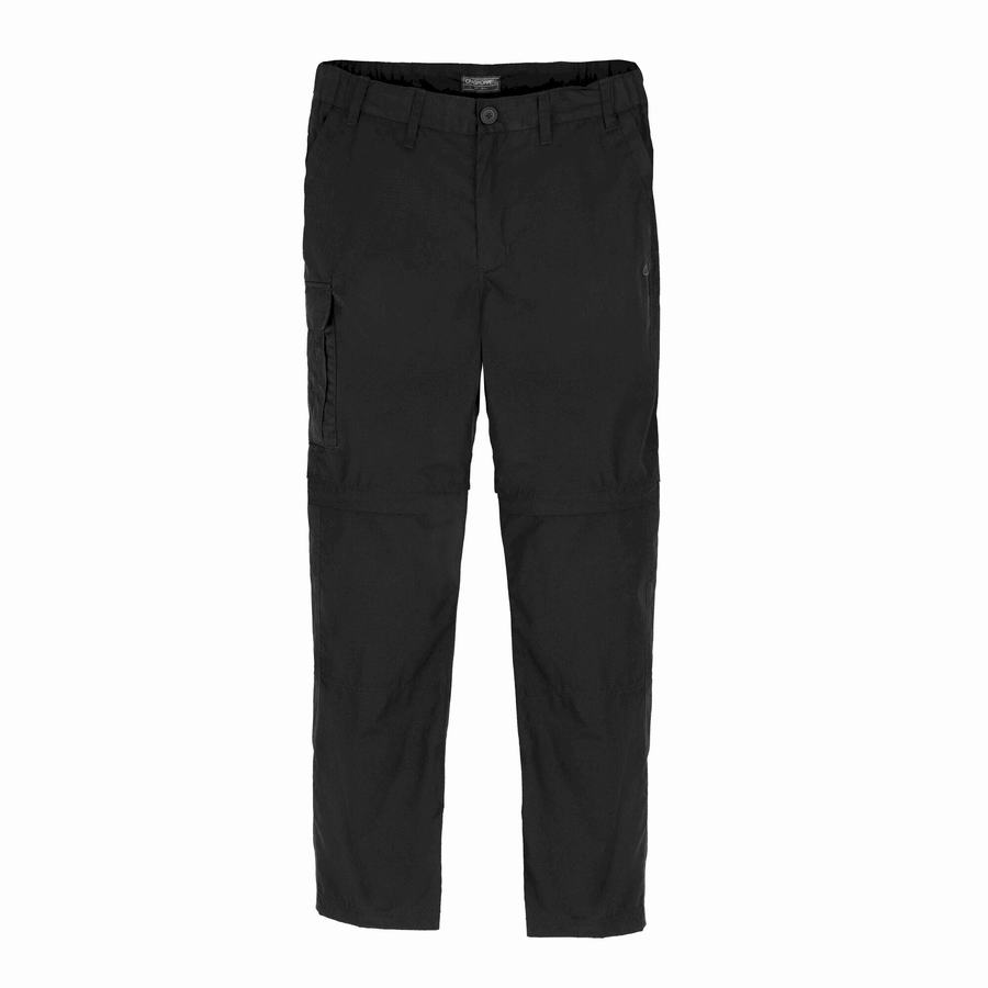 Pantalones Craghoppers Expert Kiwi Tailored Mujer Negros | OCX8530ZX