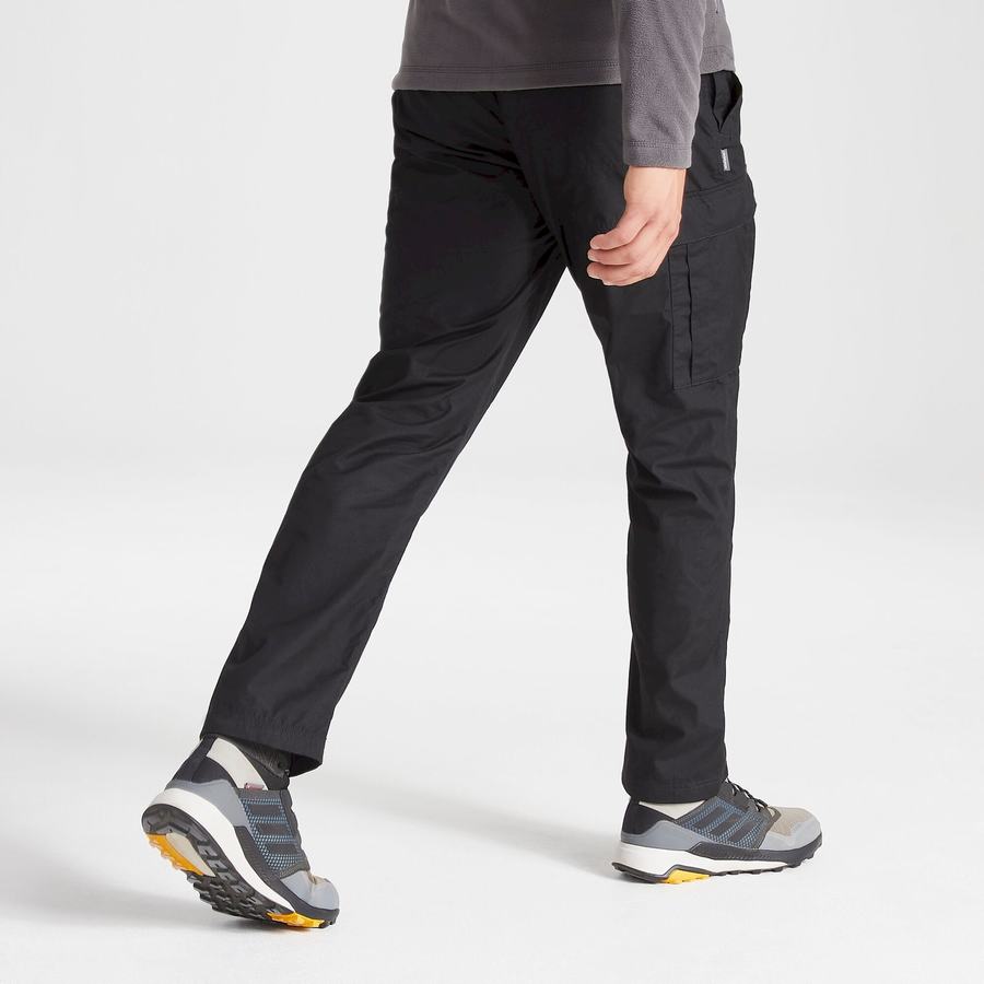 Pantalones Craghoppers Expert Kiwi Tailored Hombre Negros | QCQ4084KG