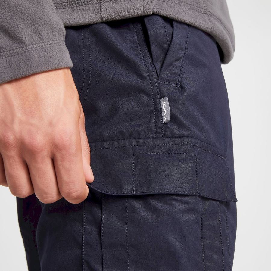 Pantalones Craghoppers Expert Kiwi Tailored Hombre Azul Marino | SHC7072JB