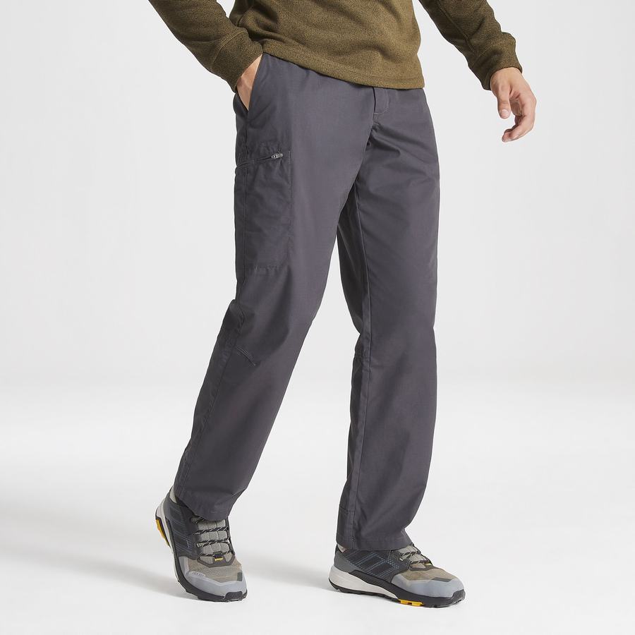 Pantalones Craghoppers Kiwi Boulder Hombre Negros | AOP6613RX