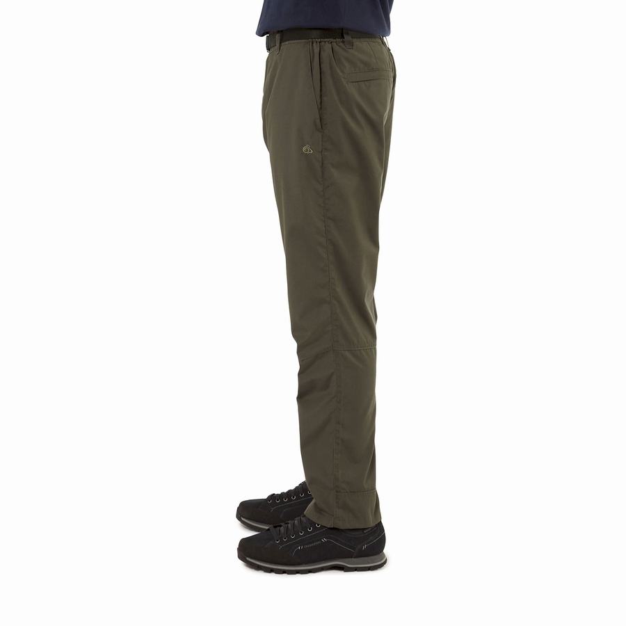 Pantalones Craghoppers Kiwi Boulder Hombre Verdes Oscuro | HQS1662NQ