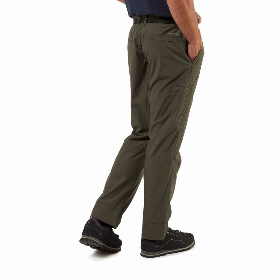 Pantalones Craghoppers Kiwi Boulder Hombre Verdes Oscuro | HQS1662NQ