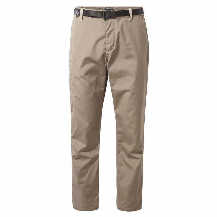 Pantalones Craghoppers Kiwi Boulder Hombre Kaki | OLZ5439GS