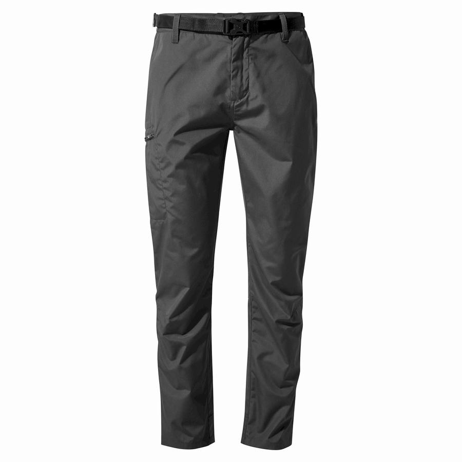 Pantalones Craghoppers Kiwi Boulder Slim Hombre Negros | OQM2397PD