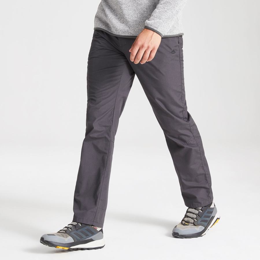 Pantalones Craghoppers Kiwi Boulder Slim Hombre Negros | OQM2397PD