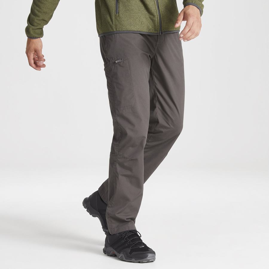 Pantalones Craghoppers Kiwi Boulder Slim Hombre Grises | TQA3315EH